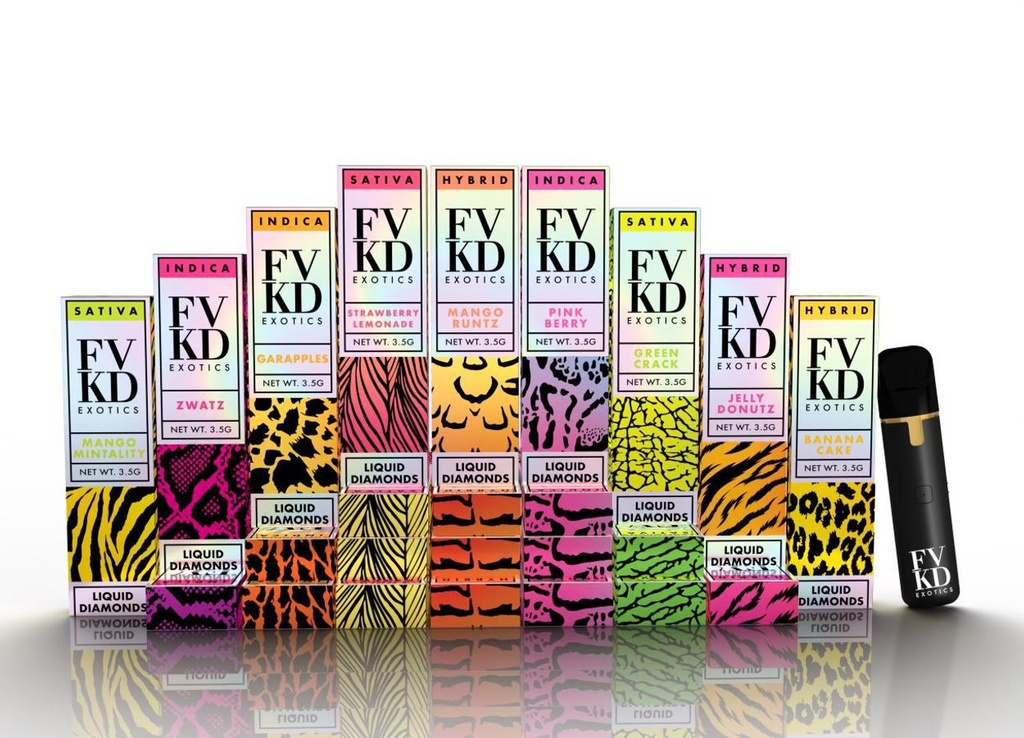 FVKD Exotics Liquid Diamonds D8 3.5g Disposable