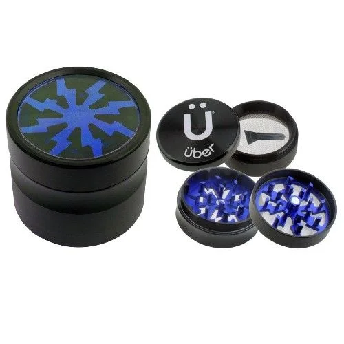 Uber Grinder 2.0 Grinder 2.5in 4pc CNC W/Screen