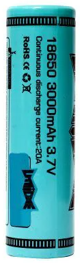 Lithicore Battery 18650 3000mah /3.7 V