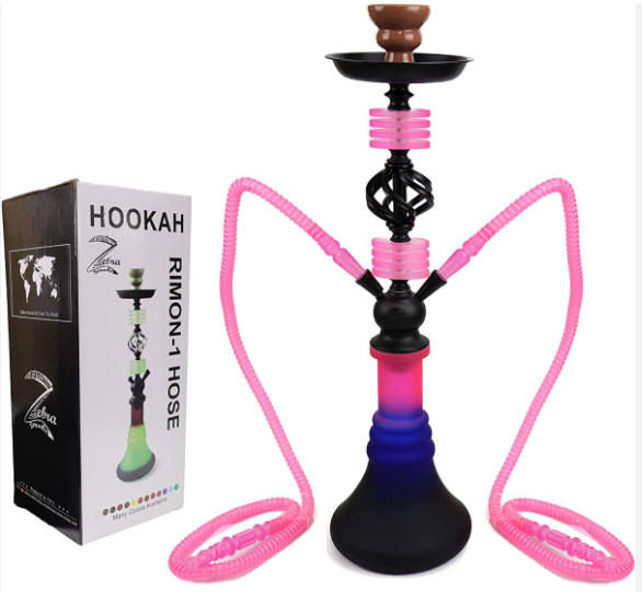 Zebra Rimon 1 Hose Hookah 28in