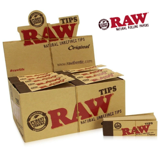 Raw Original Tips 50 Per Box/ 50 Tips Per Pack