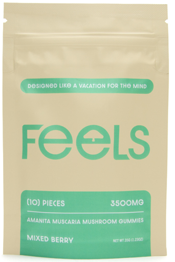 [720053652178] Feels Amanita Muscaria D9 Gummies