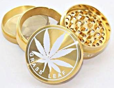[5557] 4 part gold leaf grinder