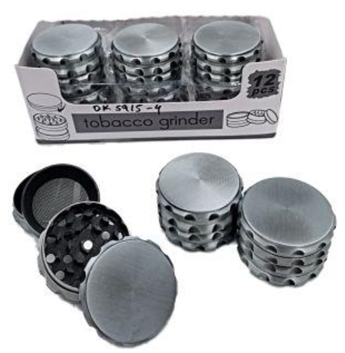 [5567] 4 part 50mm silver grinder