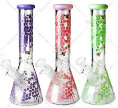 10" Bee Print Beaker WP