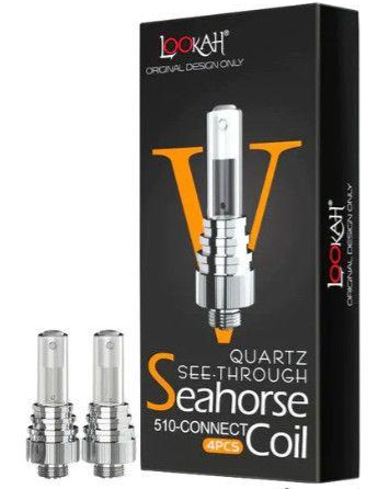 [6973199596576] Lookah Coil See Through Quartz V