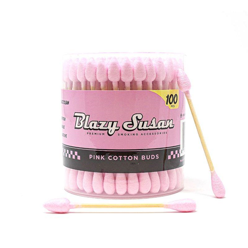 Blazy Susan 100ct Pink Cotton Buds