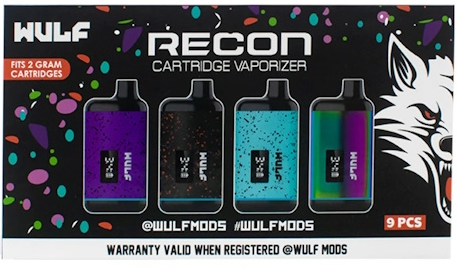 [420963547129] Wulf Recon Vape Cart 9pk Display