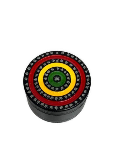 3 Part Zinc Rasta Grinder