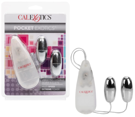 Calexotics Pocket Vibrating Double Bullets