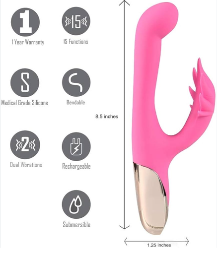 Maui Rechargeable Silicone Posable 420 Rabbit