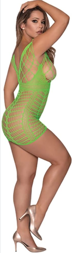 Magic Silk Seamless Dress Lime