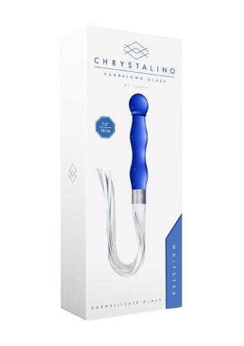 Chrystalino Hand Blown Glass Butt Plug & Whip