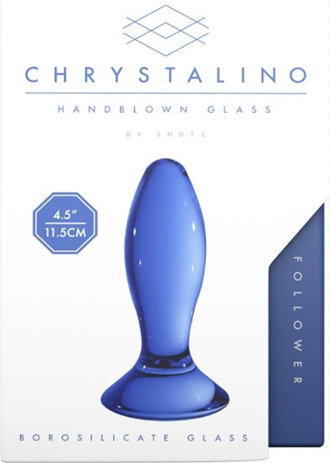 Chrystalino Hand Blown Glass Butt Plug Follower
