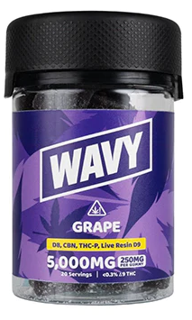 Wavy 5000mg 20ct Live Resin Gummies