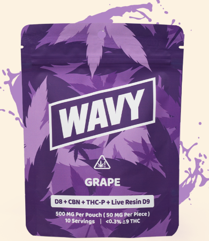 Wavy 1000mg Gummy Pouch Live Resin