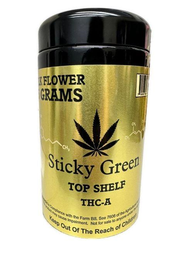 Sticky Green 28g Top Shelf THC-A