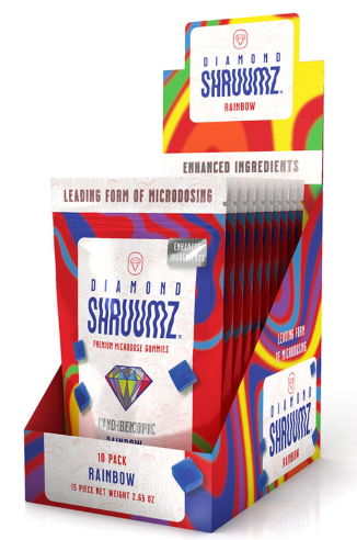 Diamond Shruumz Microdose Gum 10pk Display
