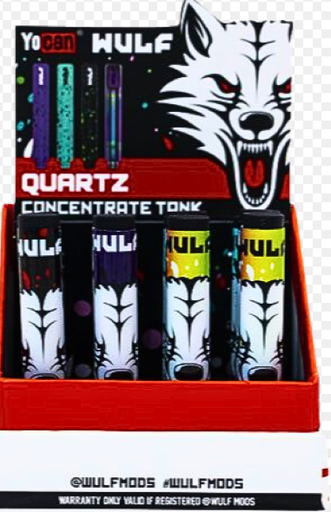 Yocan Wulf Quartz Concentrate Tank 12ct Display