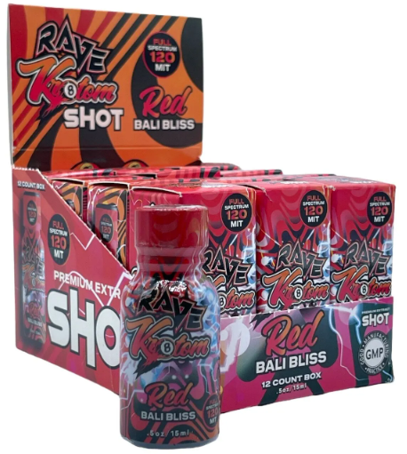 Rave Red Bali Bliss Shot 12ct Display