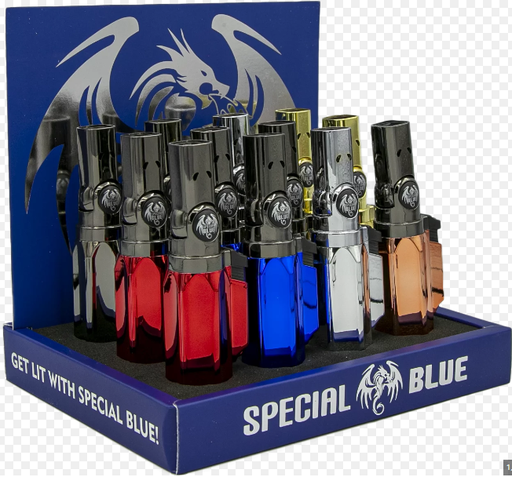 Special Blue Lazer Lighter 12pc Display
