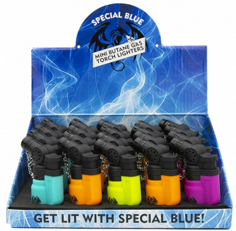 Special Blue Mini Rubber Torch