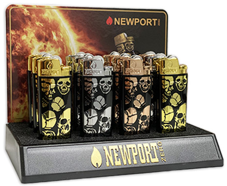 Newport Zero Skull Torch Display