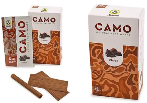 Camo Natural Leaf Wrap 25ct