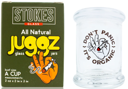 Stokes Juggz Glass Jars A Cup 2oz