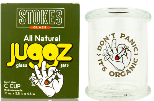 Stokes Juggz Glass Jars C Cup 12oz