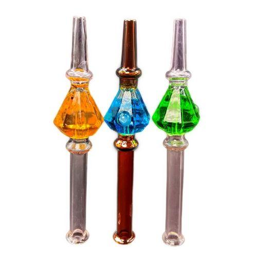 6.5" Tube Nectar Collector w/ Glycerin Center Crystal