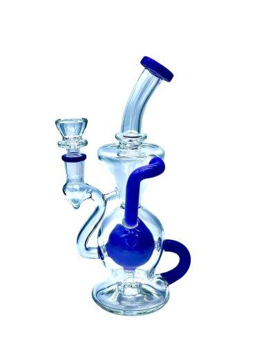 [5503] 9.5" Inch Recycler WIth Turbine & Bent Neck