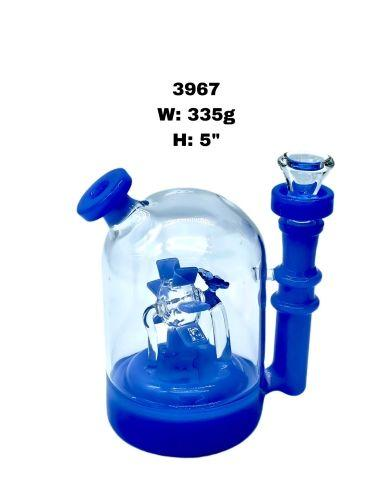 [5619] 5in Windmill Dome Water Pipe With Bent Neck