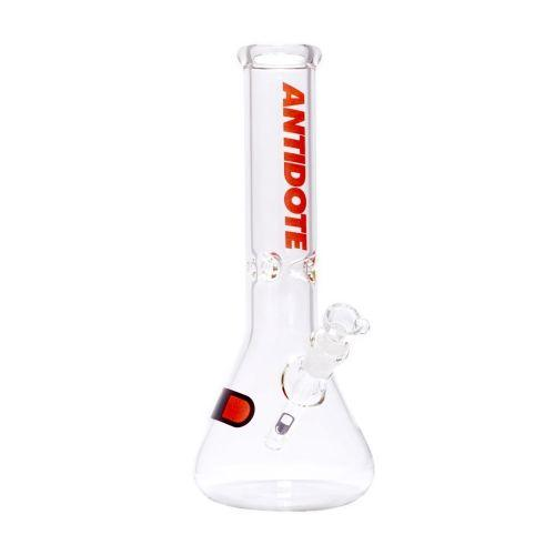 [5808] Antidote 12in Red Eye Beaker Waterpipe