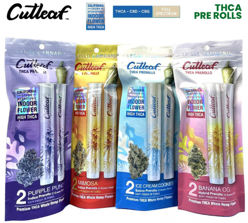 Cutleaf THC-A Pre-Rolls 2gm 2/pk