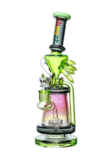 [00856] Cheech Doted Crystal Recycler w/Turbine