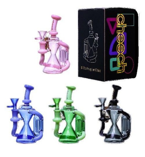 [00822] Cheech Tree Perc Recycler & Bent Neck WP