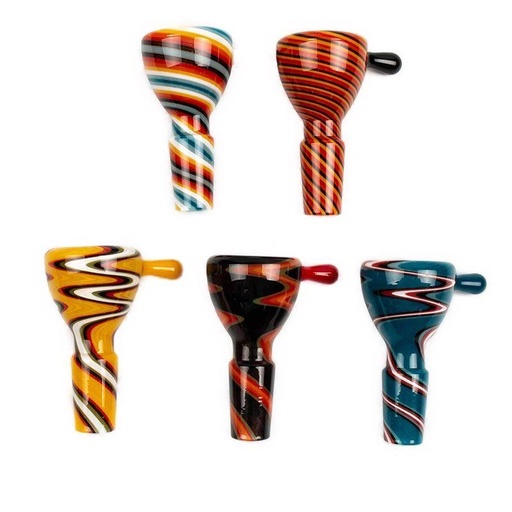 [5835] Cheech 14mm Retro Swirl Bowl