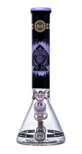 [00876] Cheech Milky Purple Protect The Crest Beaker WP