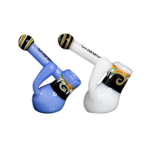 [762851926921] Cheech Milky Colored Wig Wag Bubbler