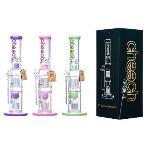[00835] Cheech 18in Double Tree Perc Tube WP