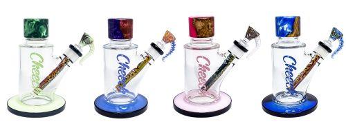 [00663] Cheech Straight Tube w/Clip Bottom