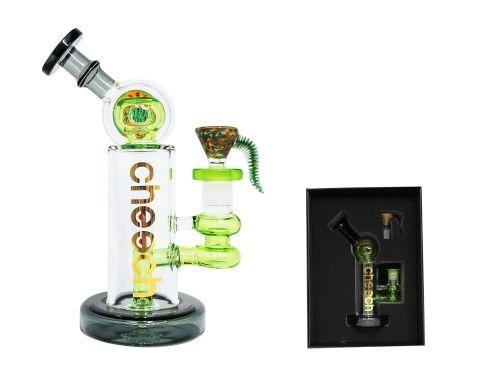 [00625] Cheech Multi Color Bubbler w/Gift Box