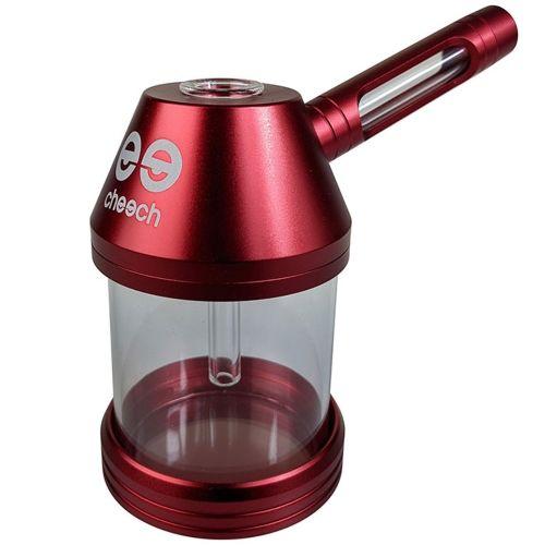[00954] Cheech 5in Metal Wrapped Glas Oil Can Bubbler HP