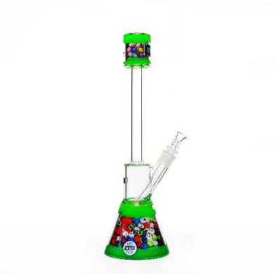 [5946] Inex Imagine Series 15in Round Base WP Skull Green