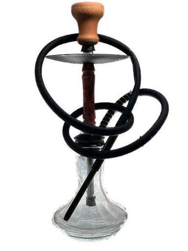 [GTH18] 16in Metal Hookah w/ Silicone Hose #2