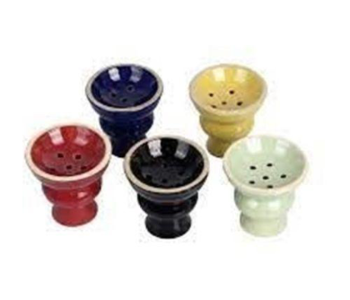 [643690614906] Zebra Ceramic Mod Hookah Bowl
