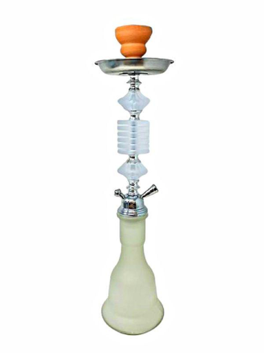 [091128912146] Zebra Sunshine Robin 18" 2 Hose Hookah
