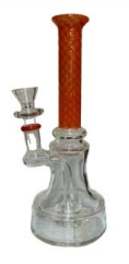 [SV61OR] 8" Slitted Perc & Flat Base WP