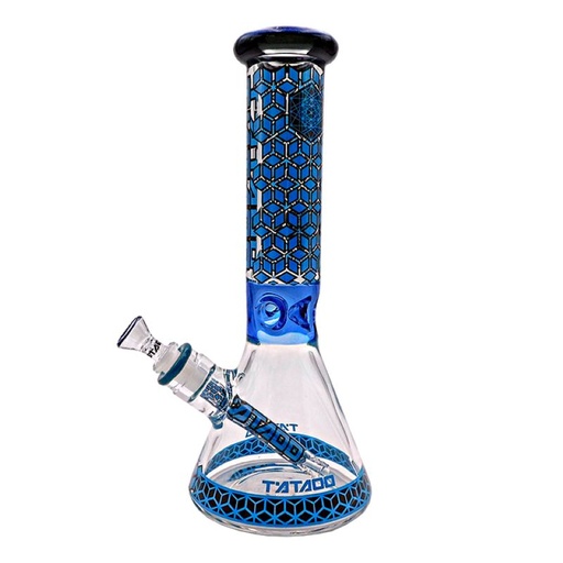 [6973199592158] Tataoo C90 12" Blue and Black Beaker WP